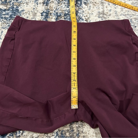 Soft Surroundings Burgundy Pull-On Straight Leg Dress Pants Size Large Tall - Picture 7 of 10